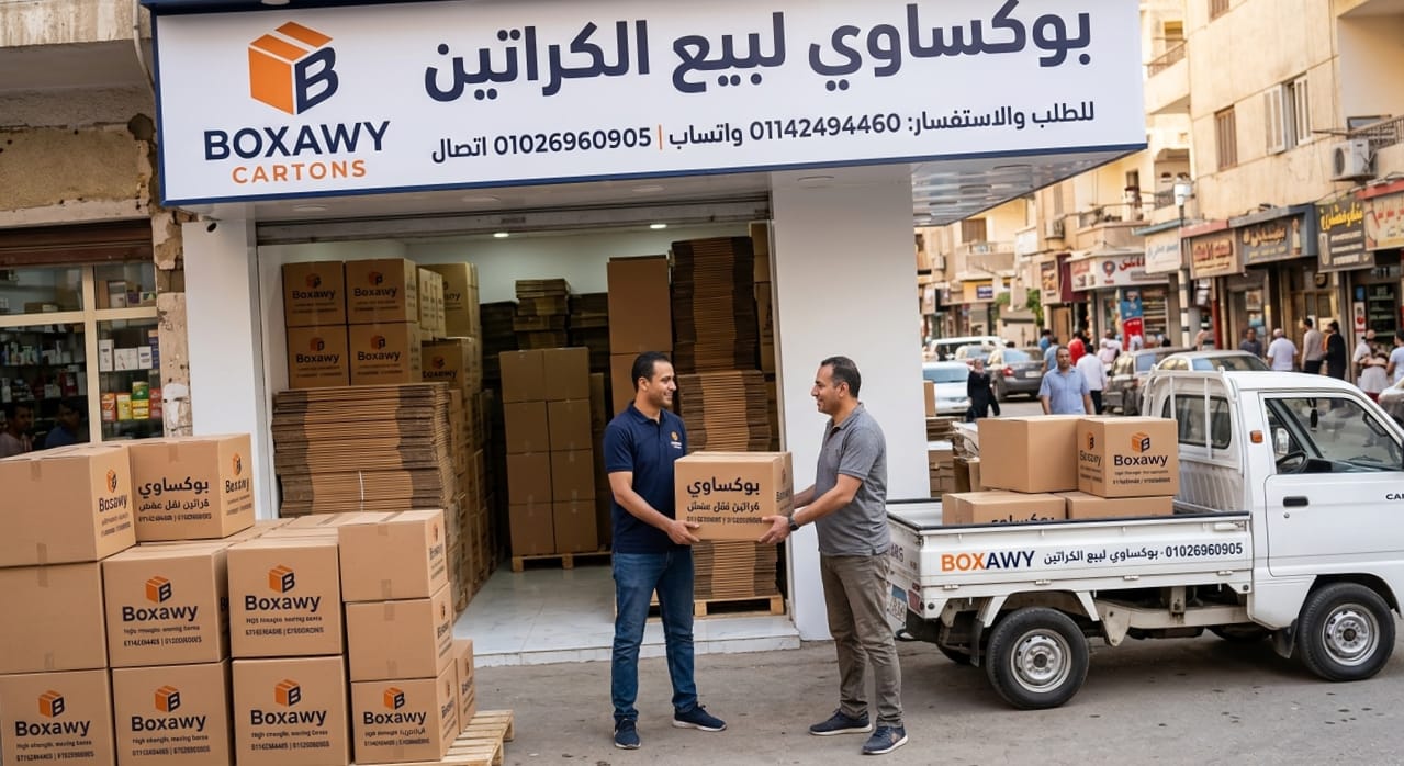 كراتين فارغة للبيع من شركة بوكساوي